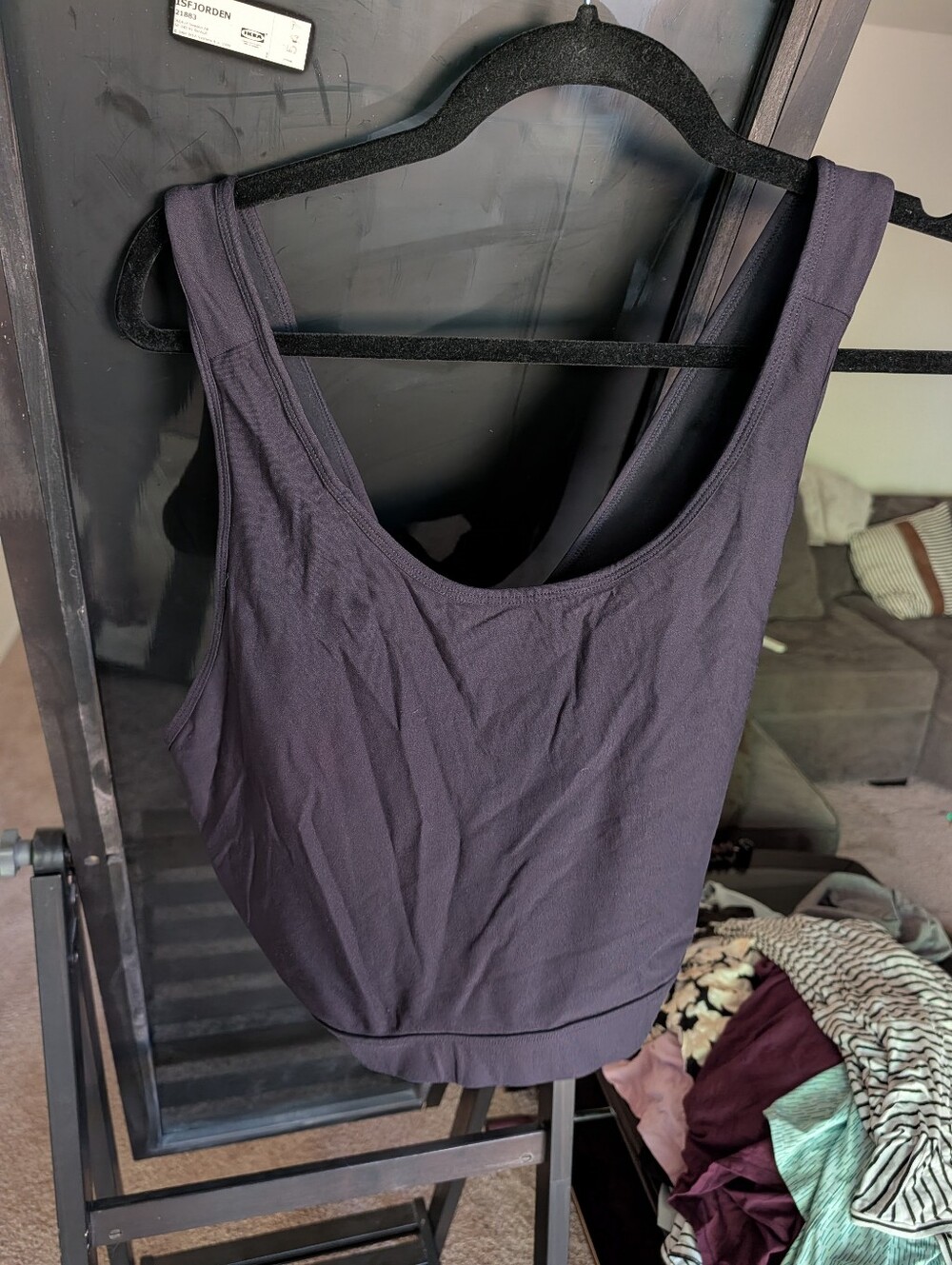 Women’s Scoop Neck Sports Bra - Black